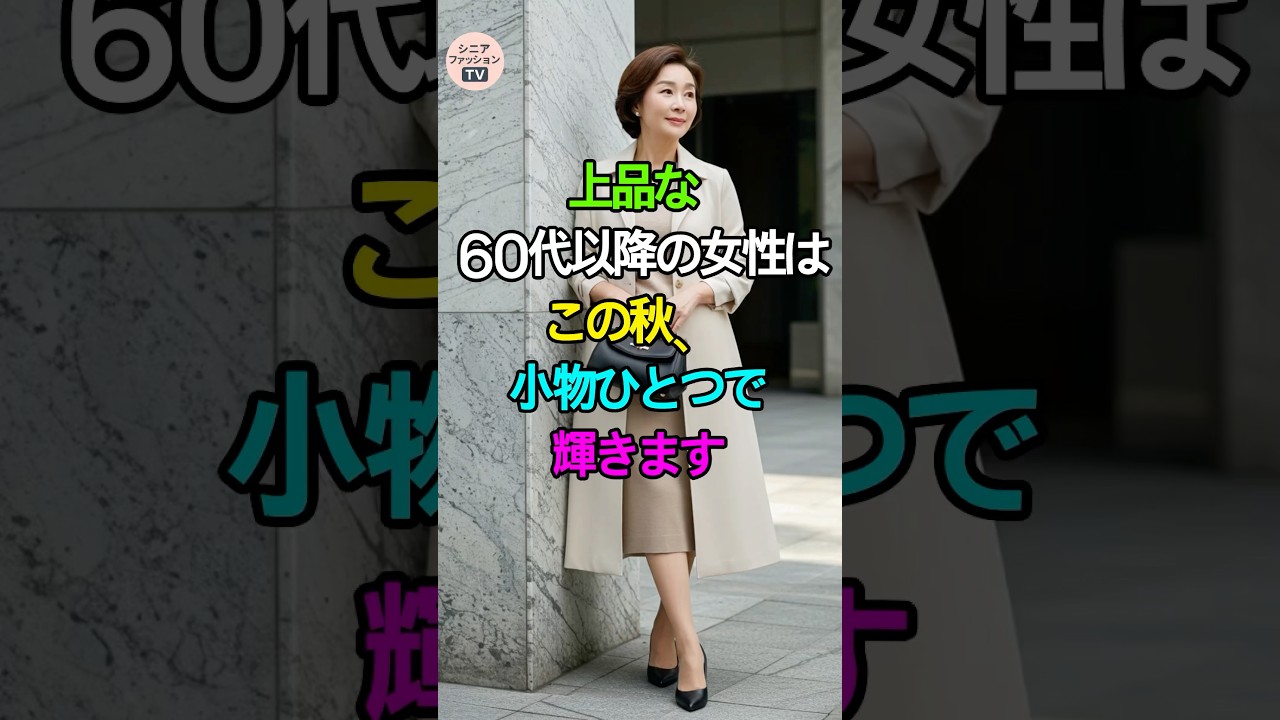 ✨11万🙏この秋“小物ひとつ”で輝く!上品見えの秘密👗✨ ✨11万🙏この秋“小物ひとつ”で輝く!上品見えの秘密👗✨