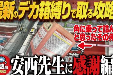 【クレーンゲーム】最新景品デカ箱！縛りで挑戦！攻略！回遊館岐阜店！