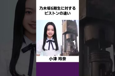乃木坂6期生に対するピストンの違い #乃木坂46 #矢田萌華 #増田三莉音 #瀬戸口心月 #大越ひなの #川﨑桜