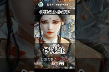 【日本神話】神様の名を持つ名字 #shorts #名字 #苗字 #ai #aiart #hinomaru