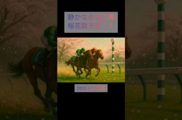 静かなる逃亡者🐎桜花賞予想！！　#競馬 #競馬場へ行こう #競馬予想 #桜花賞#雨予報