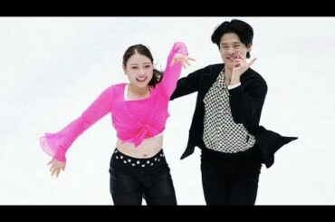 紀平梨花、アイスダンスデビュー戦で輝く⛸️✨ 観衆も魅了の“りかしん”コンビ