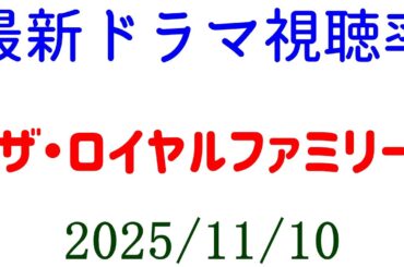 ザ・ロイヤルファミリー 視聴率大きく上がる！視聴率速報☆2025年11月10日