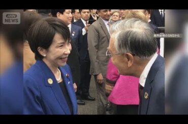 高市総理が台湾APEC代表との面会写真をSNSに投稿　中国が政府に抗議【知っておきたい！】【グッド！モーニング】(2025年11月3日)