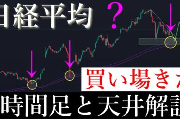 「緊急🚨」買い場きてます。バブル天井解説。日経平均株価/Ni225