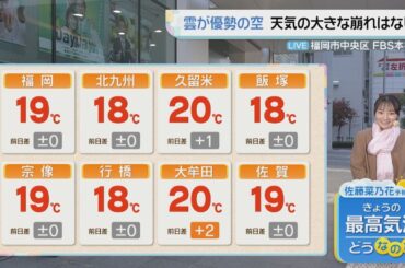 佐藤菜乃花気象予報士のお天気情報　バリはやッ!　11月12日