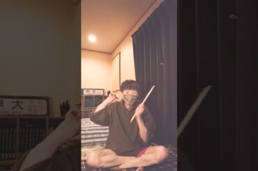 中3の時の思い出の曲😉森高千里さんの二人は恋人寝る前にエアードラム🫡💤#shorts