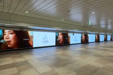 【新宿】JR東日本 新宿ウォール456 フコク生命 #池田エライザ