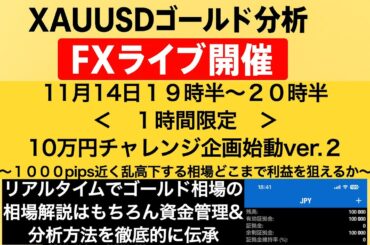 【🚨リアルタイム相場解説】XAUUSDゴールド見逃し厳禁！金価格4250ドルまで到達後1000pips暴落今からやるべき戦略及び注意点を完全解説【最新XAUUSD分析】2025年11月14日（金）