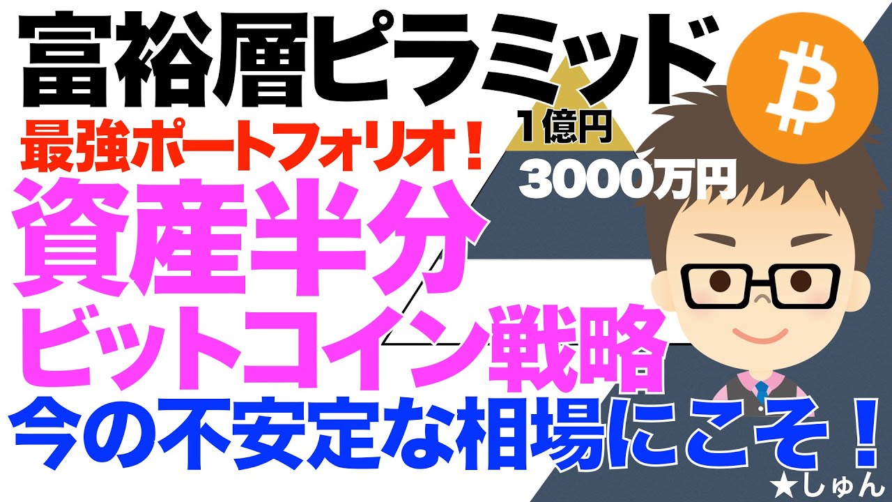 富裕層ピラミッド!資産半分ビットコイン(BTC)の戦略!〜今の不安定な相場にこそ、最強ポートフォリオ! 富裕層ピラミッド!資産半分ビットコイン(BTC)の戦略!〜今の不安定な相場にこそ、最強ポートフォリオ!