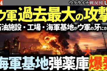 19:45～緊急配信🔥ロシア各地がパニックに陥る！ウクライナ軍の波状攻撃がスゴい！ロシア領内に過去最大の攻撃を次々決める【ウクライナ最新戦況Live解説】ロシア「8兆ルーブルの大赤字」叩き経済崩壊か？