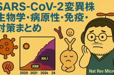 新型コロナウイルス変異株：微生物学・病原性・免疫　Nat Rev Microbiol