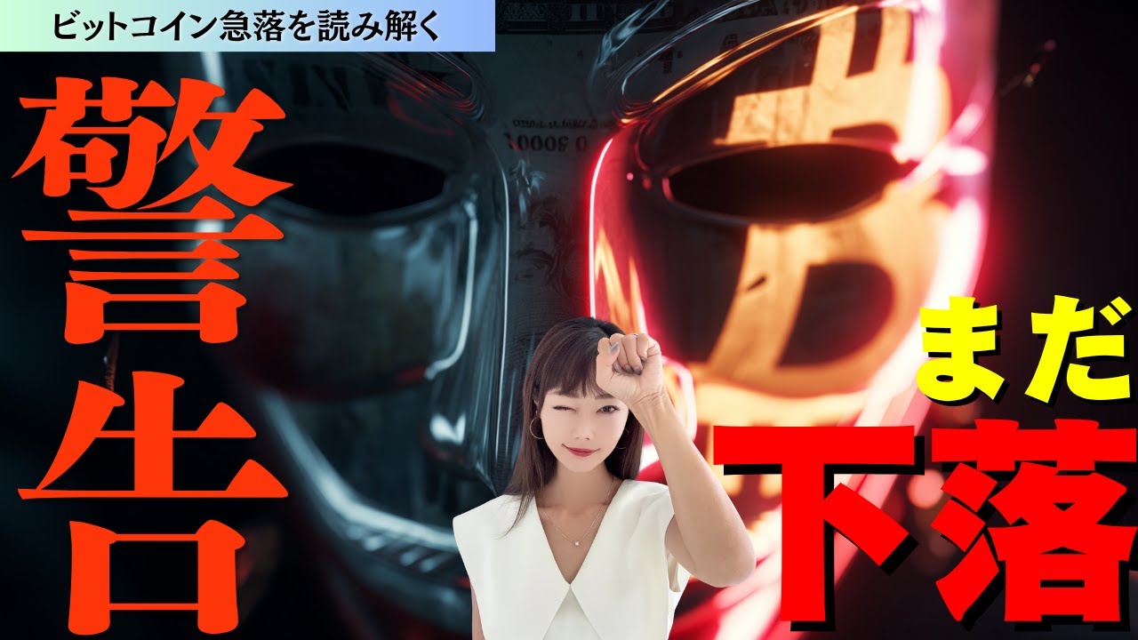 【ビットコイン】まだ下がります〜続落注意〜 【ビットコイン】まだ下がります〜続落注意〜