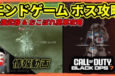 【CoD BO7】エンドゲームボス攻略！最強武器＆簡単攻略方法！ホストの先抜けに注意 #cod #callofduty #warzone #bo7