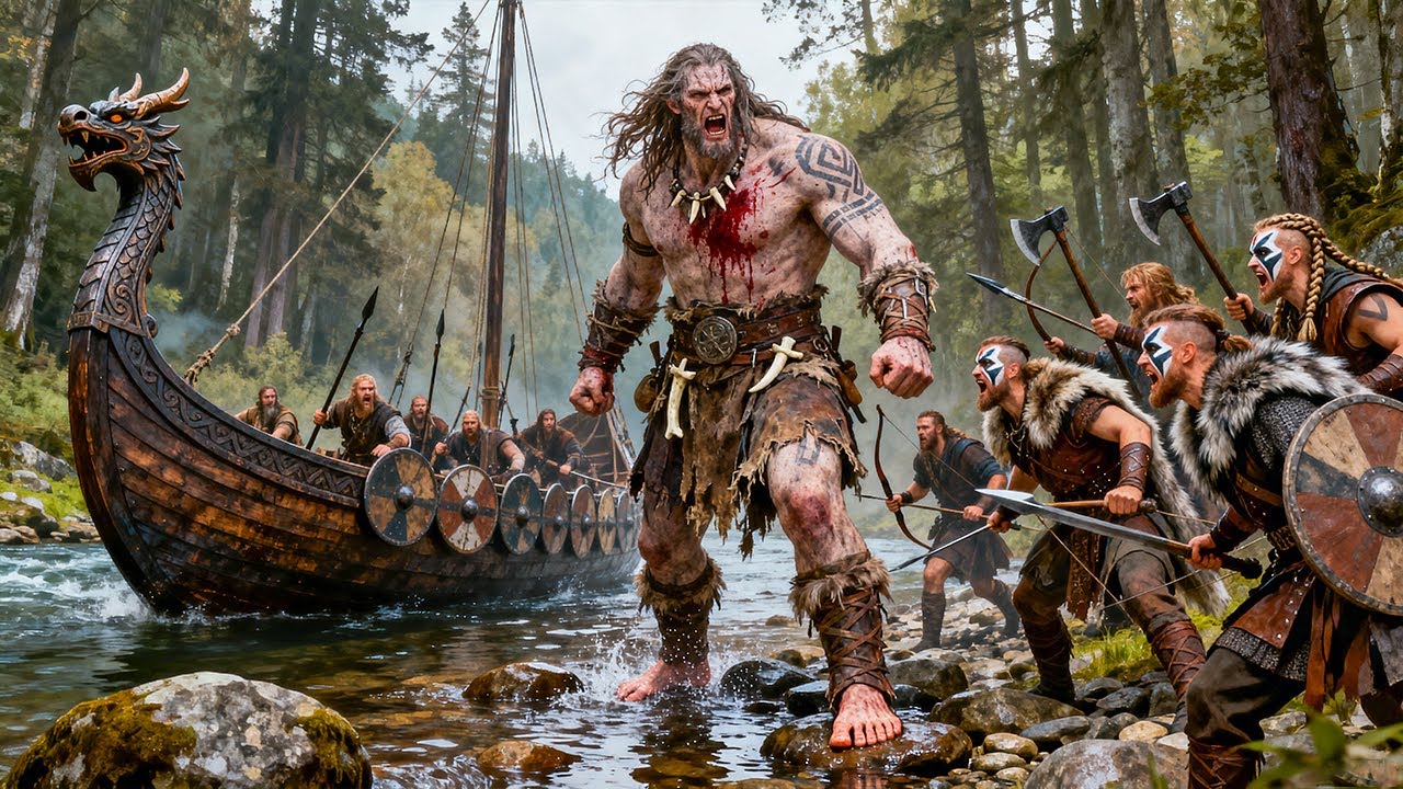 【映画紹介】バイキングたちは巨人を殺して勝利したと思ったが、その巨人の隠し子が帰還し、残虐な復讐で彼らの一族を皆殺しにした。 【映画紹介】バイキングたちは巨人を殺して勝利したと思ったが、その巨人の隠し子が帰還し、残虐な復讐で彼らの一族を皆殺しにした。