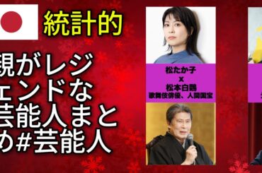 親がレジェンドな芸能人まとめ #芸能人（宇多田ヒカル・杏・長澤まさみ