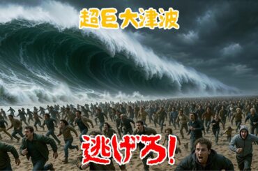 突然の恐ろしい津波が襲いかかり、街はほとんど壊滅した、【映画紹介】