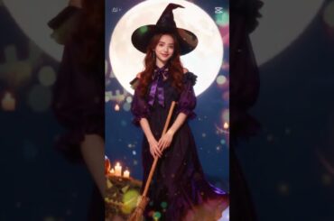 可愛すぎる魔女に4変化！清原果耶のAIハロウィンコスプレ🧙‍♀️#清原果耶#ハロウィン#ハロウィンコスプレ#魔女#AI変身#AI加工#女優#可愛い#HALLOWEEN#witch#AIart