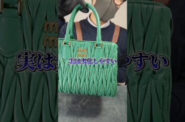 プロ解説『本当に怖い革のシワ戻り』#ガラスコーティング #ファッション #miumiu #ミュウミュウ