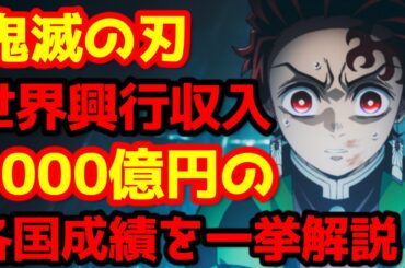 【鬼滅の刃】『「鬼滅の刃」無限城編 第一章 猗窩座再来』公式が日本映画初の興行収入1000億円突破をアナウンス！世界各国の興行収入をランキング形式で一挙解説します！