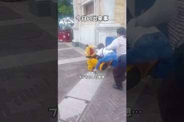 【今日の突然の出来事】ハグは優しくして下さい！東京ディズニーシー #disney#shorts