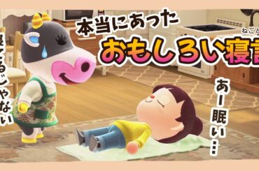 【あつ森アニメ】本当にあった面白い寝言10選【あつまれどうぶつの森】
