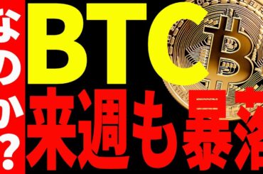 ⚠️ビットコインは来週も暴落なのか⁉⚠️今後の値動きを最新チャートで徹底解説！