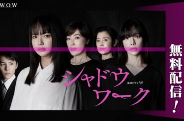 【第１話まるごと無料配信！】「連続ドラマＷ　シャドウワーク」【WOWOW】