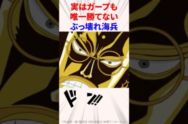 実はガープも唯一勝てないぶっ壊れ海兵【ワンピース】#shorts