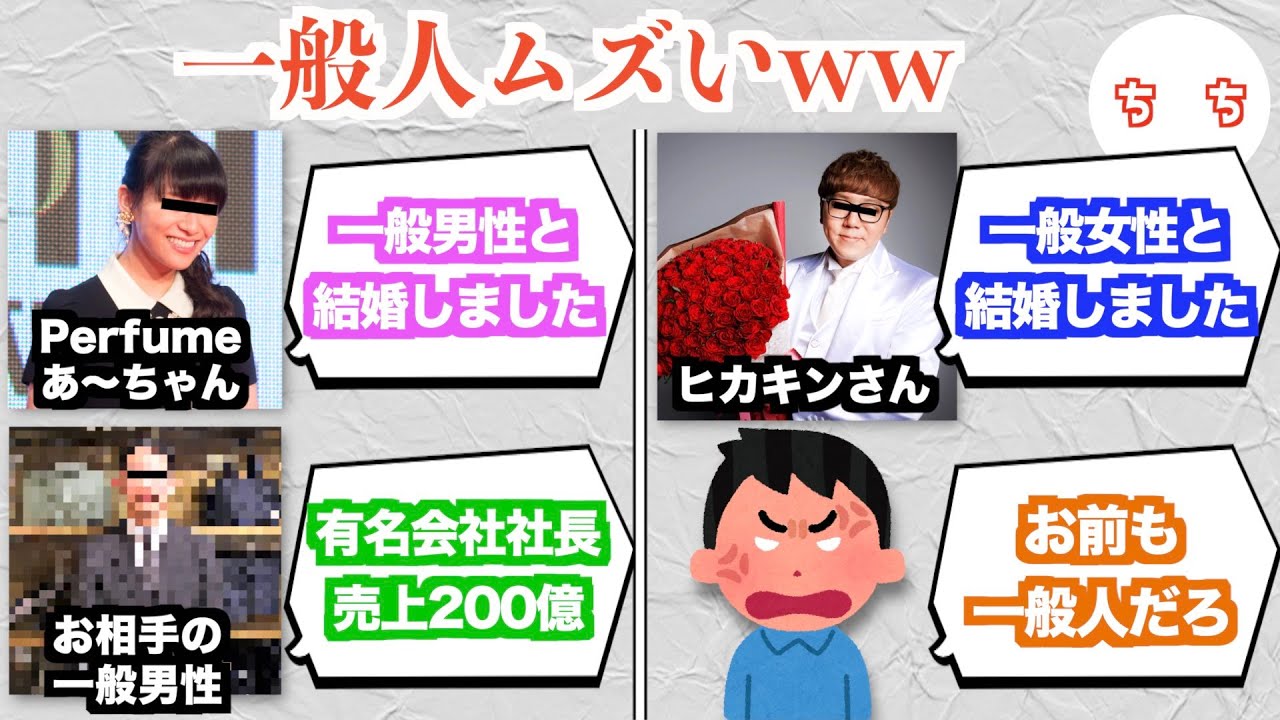 芸能人の結婚報告で相手の肩書でよくみる「一般人」、全然一般人じゃなかったww 芸能人の結婚報告で相手の肩書でよくみる「一般人」、全然一般人じゃなかったww