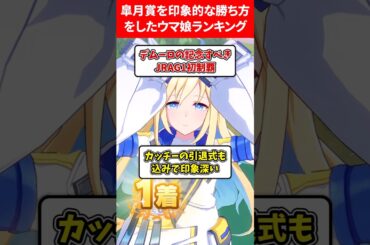 皐月賞を印象的な勝ち方をしたランキング #ウマ娘プリティーダービー