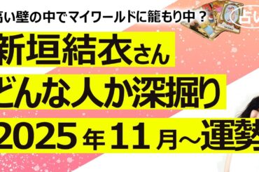 【占い】新垣結衣さんはどんな人？ 深掘りリーディングと今後の仕事運を見たら、高い城壁の中に籠もり中？（2025/11/23撮影）