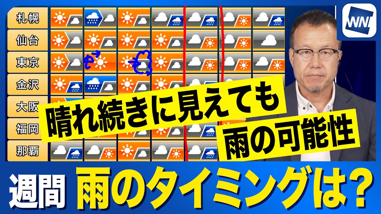 【週間天気予報】関東など次の雨はいつ? 北日本は低気圧が次々と通過 【週間天気予報】関東など次の雨はいつ? 北日本は低気圧が次々と通過