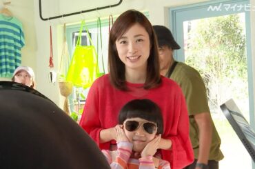 上戸彩、子役の永尾柚乃にメロメロ♡ほっぺに手を当て「ぷいぷいぷいっ」　ソフトバンク『ペイトク』新CM＆メイキング映像公開