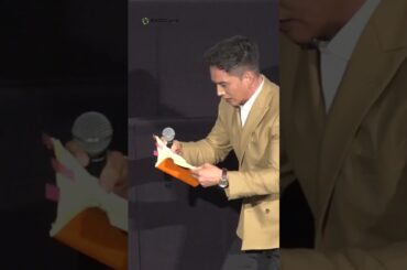 市原隼人、“甘利田先生”圧巻のセリフ披露に会場拍手　#shorts