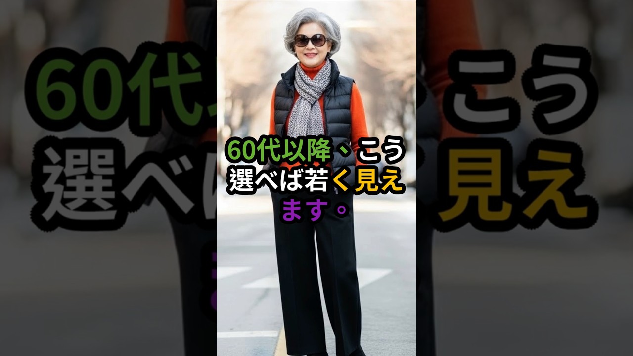 冬に若く見えるのはどっち?#60代ファッション #冬コーデ #大人女性 冬に若く見えるのはどっち?#60代ファッション #冬コーデ #大人女性