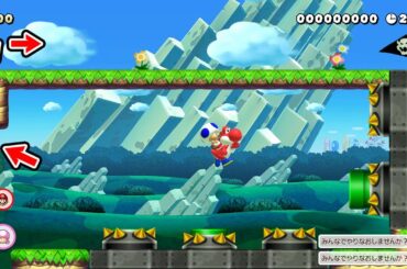 ダイレクトゴールに気づいた！【マリオメーカー2】