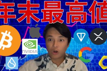 年末までに最高値へ！ 仮想通貨 米国株 ゴールド