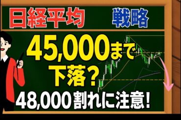 【12/1 週 日経平均】48,000円割れで暴落？45,000円までの下落シナリオ