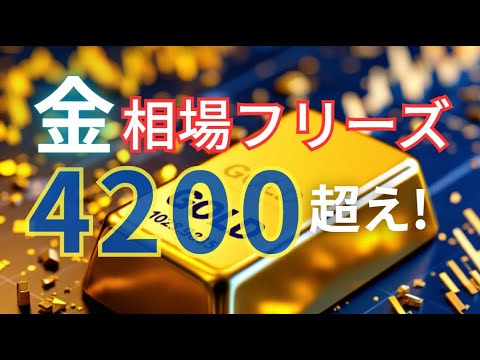 金、相場停止中に4,200ドル超え!12月利下げ85%で最強相場入り 金、相場停止中に4,200ドル超え!12月利下げ85%で最強相場入り