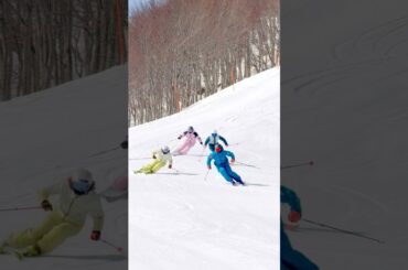 森田昂也×栗山未来×弥永奈々×森田優香の圧巻カービングフォーメーション！#shorts