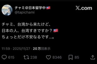 【画像】台湾女子、心配