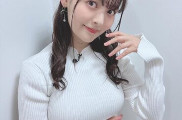 【画像】巨胸+ニットセーターの破壊力ｗｗｗｗｗｗｗｗｗｗ