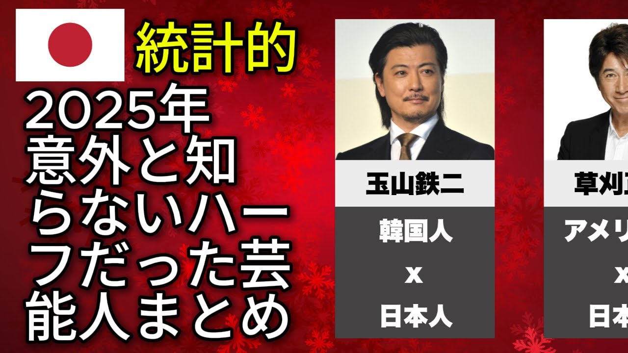 【2025年】意外と知らないハーフだった芸能人まとめ(安室奈美恵・ローラ・金城武) 【2025年】意外と知らないハーフだった芸能人まとめ(安室奈美恵・ローラ・金城武)