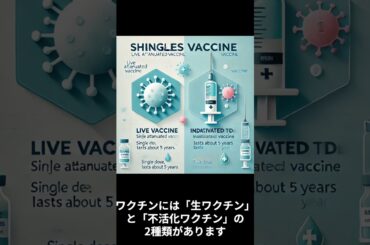 帯状疱疹ワクチンは一度受けたらもう受けなくて良いの？ #shorts