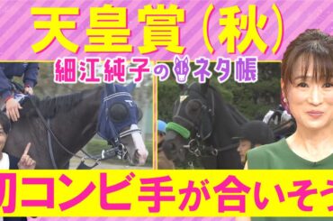 「圧勝してもおかしくないと思ってたけど…」マスカレードボール、ミュージアムマイル、タスティエーラ・・・天皇賞(秋)ＧⅠを元ジョッキーの細江純子さんが徹底解説！＜細江純子のネタ帳＞