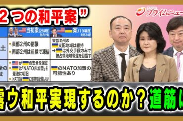 【“2つの和平案”ポイントは】露ウ和平実現するのか？道筋は 駒木明義×東野篤子×神保謙 2025/12/3放送＜前編＞【BSフジ プライムニュース】
