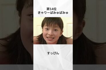 すっぴんが別人で驚いた芸能人ランキング#shorts #芸能人 #ランキング