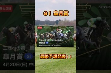皐月賞最終予想！！#競馬 #競馬予想 #競馬予想動画 #爆益 #皐月賞 #皐月賞2025