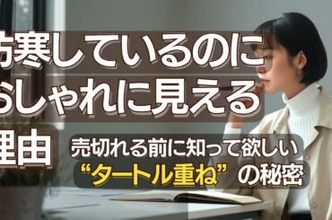 [11万再生‼]寒い冬でもスタイリッシュに見えるコツはこれ！ユニクロヒートテックタートルネック活用法